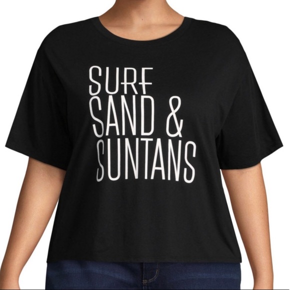 Tops - "Surf, Sand & Suntans" Tee Tops - "Surf, Sand & Suntans" Tee